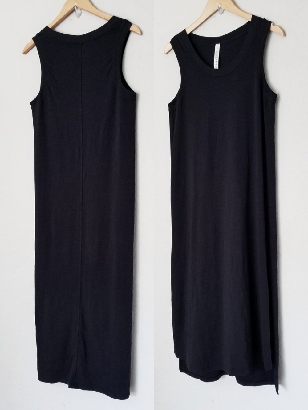Lululemon All Yours Midi Tank Dress Black 6 Vitasea Athleisure Minimalist $98 - Picture 5 of 16